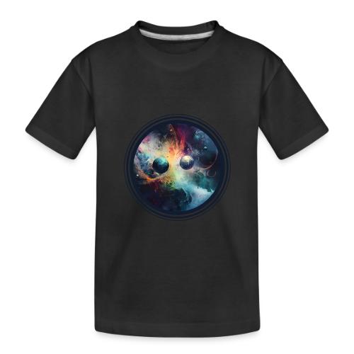 Chaotic Color Planets - Toddler Premium Organic T-Shirt
