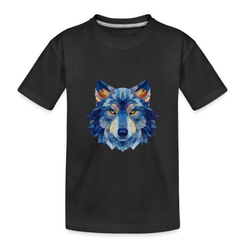 Wolf: Alpha Portrait - Toddler Premium Organic T-Shirt