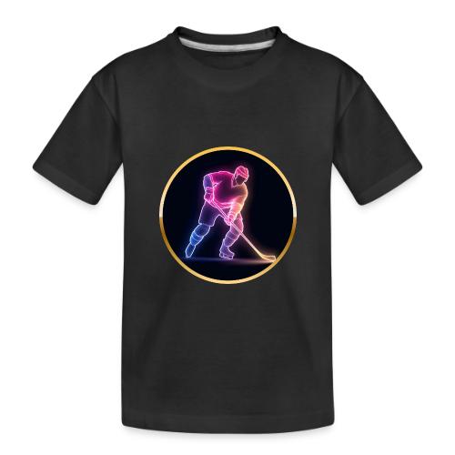 Hockey: Neon Ice Rush - Toddler Premium Organic T-Shirt