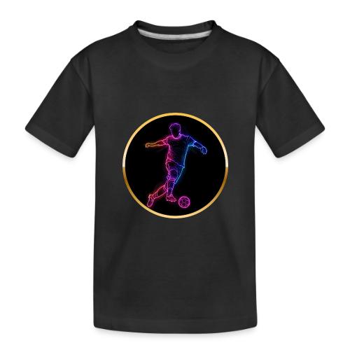 Neon Soccer Flow - Toddler Premium Organic T-Shirt