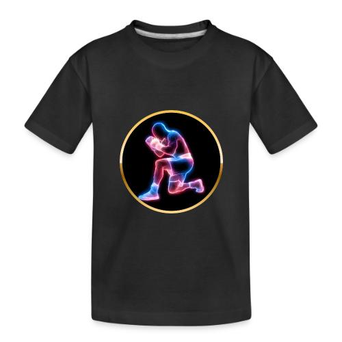Neon Boxing Focus - Toddler Premium Organic T-Shirt