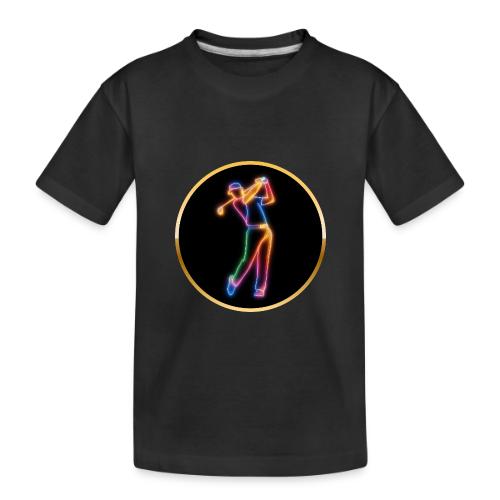 Golf: Spectrum Swing - Toddler Premium Organic T-Shirt