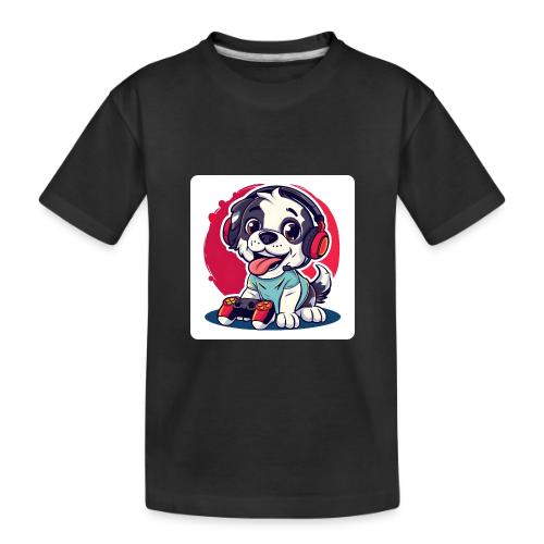Puppy: Playful Paws Gaming Buddy - Toddler Premium Organic T-Shirt