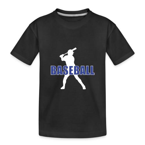 Classic Baseball Swing - Toddler Premium Organic T-Shirt