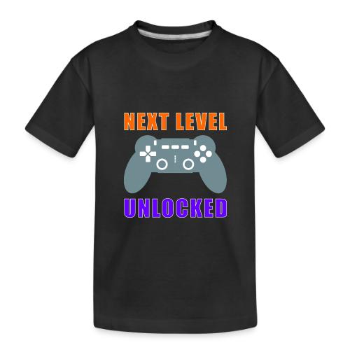 Next Level Unlocked Gamer Design - Toddler Premium Organic T-Shirt