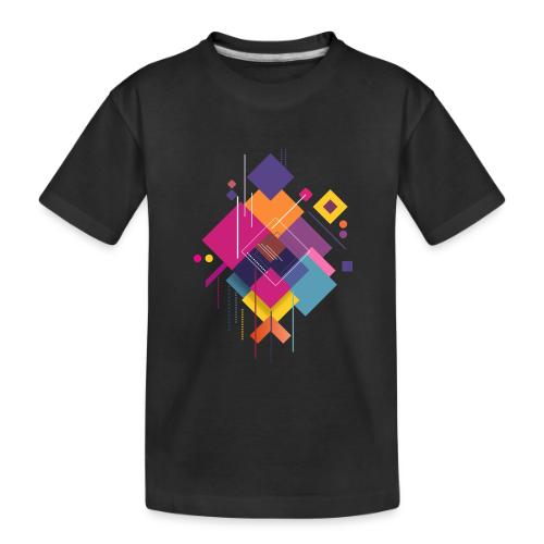 Vibrant Geometry - Toddler Premium Organic T-Shirt