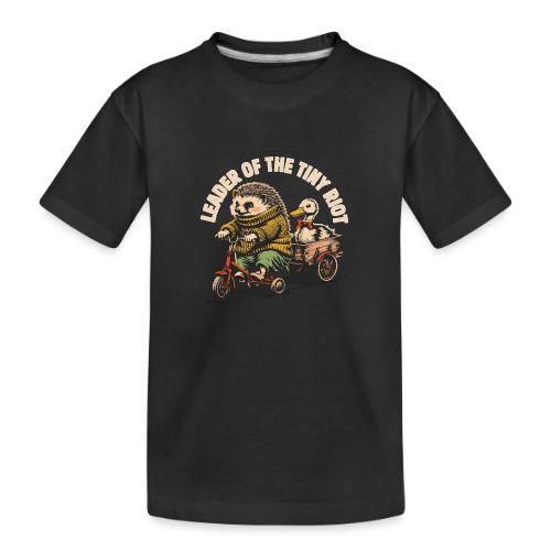 Leader of the Tiny Riot Design - Toddler Premium Organic T-Shirt