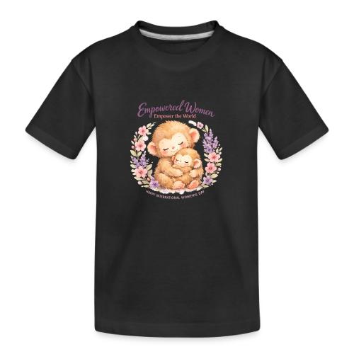 Empowered Women Empower The World Art - Toddler Premium Organic T-Shirt