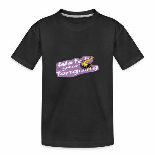 Saxophone players: Watch your tonguing!! pink - Toddler Premium Organic T-Shirt