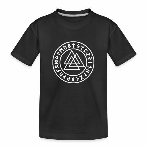 Viking Rune Valknut Wotansknot Gift Ideas - Toddler Premium Organic T-Shirt