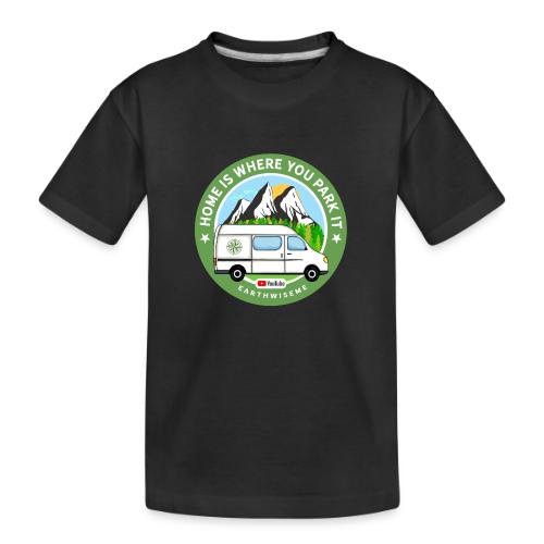 Van Home Travel / La maison est l’endroit où vous la garez / Van - T-shirt bio Premium pour bambins