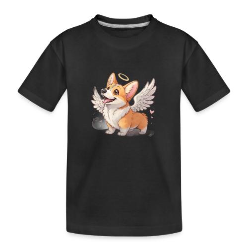 Angel Wings Corgi - Toddler Premium Organic T-Shirt