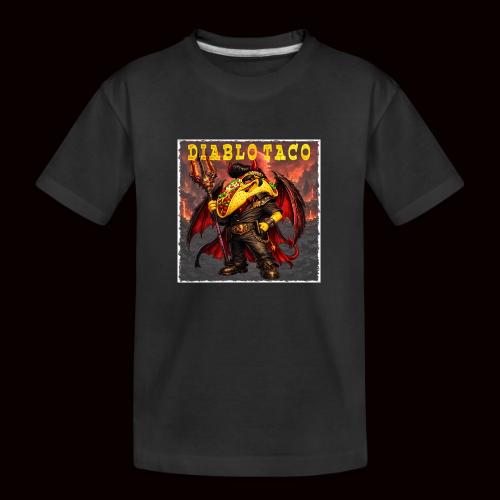 The Diablo Taco Spicy Demon Character - Toddler Premium Organic T-Shirt