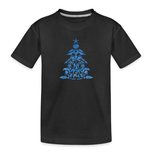 Coastal Christmas Tree Solo - Toddler Premium Organic T-Shirt