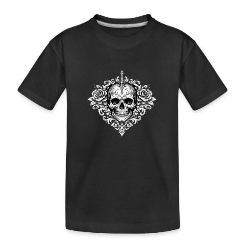 Gothic Filigree Skull - Toddler Premium Organic T-Shirt