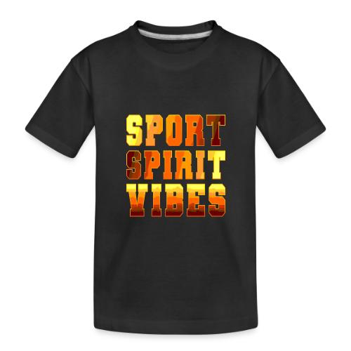 Sport Spirit Vibes Gradient - Toddler Premium Organic T-Shirt