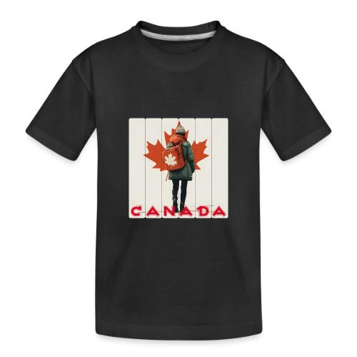 Canada: Proud Canadian Woman - Toddler Premium Organic T-Shirt