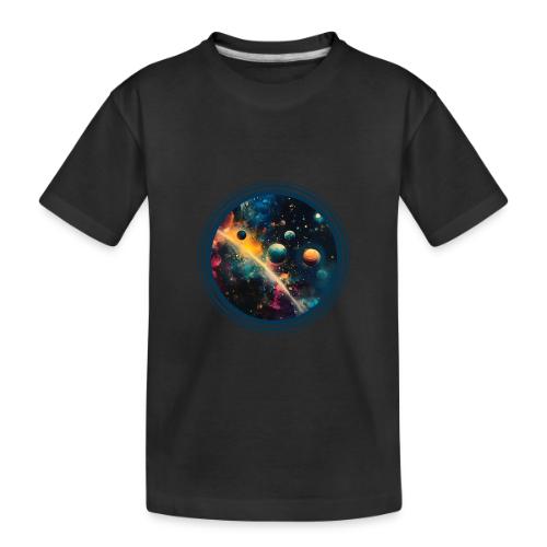 Painted Planetscape - Toddler Premium Organic T-Shirt