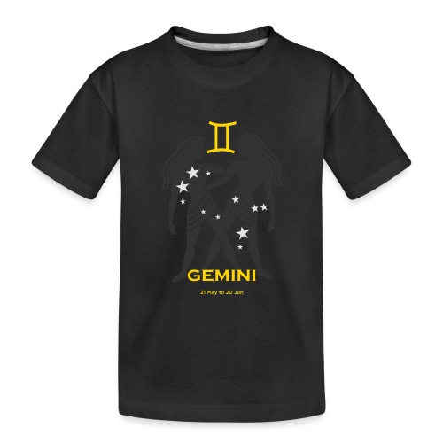 Gemini zodiac astrology horoscope - Toddler Premium Organic T-Shirt