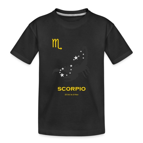 Scorpio zodiac astrology horoscope - Toddler Premium Organic T-Shirt