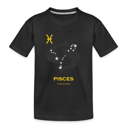 Pisces zodiac astrology horoscope - Toddler Premium Organic T-Shirt