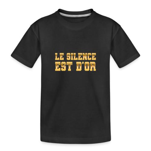 Le silence est d'or - Toddler Premium Organic T-Shirt