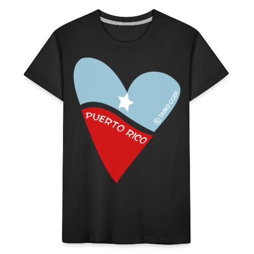 Corazón de Puerto Rico - Toddler Premium Organic T-Shirt