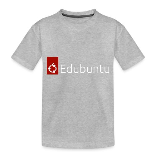 Edubuntu Logo 2023 - White - Toddler Premium Organic T-Shirt