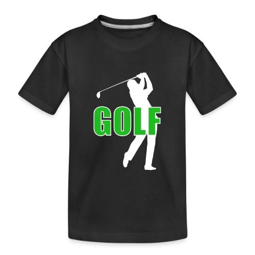 Golf: Classic Golf Motion - Toddler Premium Organic T-Shirt