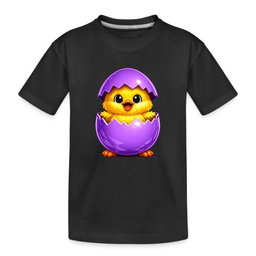 Easter Chick Purple - Toddler Premium Organic T-Shirt