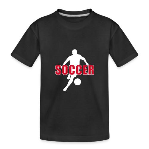 Power Kick Soccer - Toddler Premium Organic T-Shirt