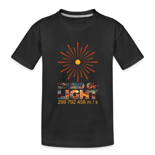 Speed of light - Toddler Premium Organic T-Shirt