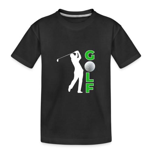 Golf: Classic Golf Motion - Toddler Premium Organic T-Shirt