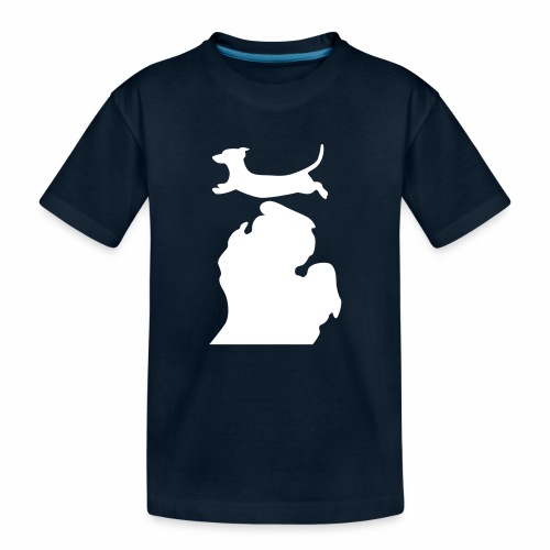 Dachshund Bark Michigan - Toddler Premium Organic T-Shirt