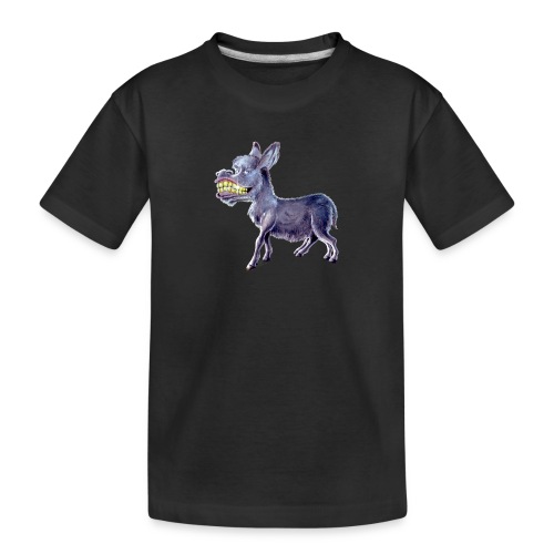 Funny Keep Smiling Donkey - Toddler Premium Organic T-Shirt