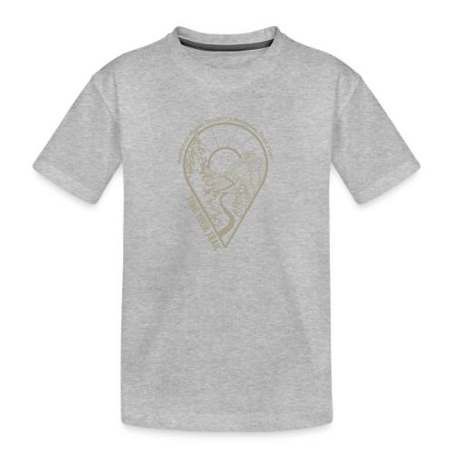 Find Your Trail Location Pin: National Trails Day - Toddler Premium Organic T-Shirt