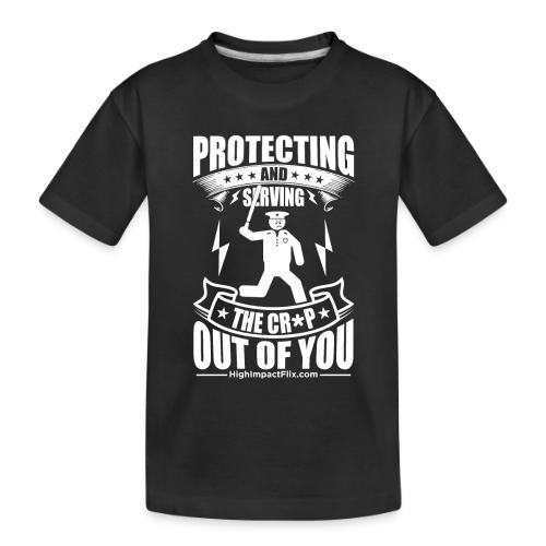 Protect serve COP WHITE - Toddler Premium Organic T-Shirt