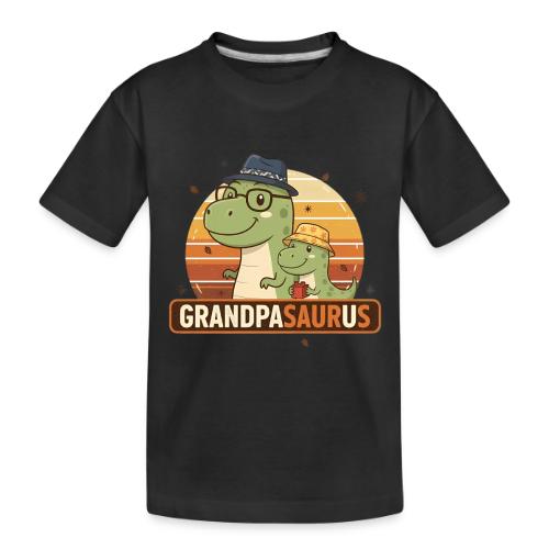 GrandpaSaurus Sunset Duo - Toddler Premium Organic T-Shirt