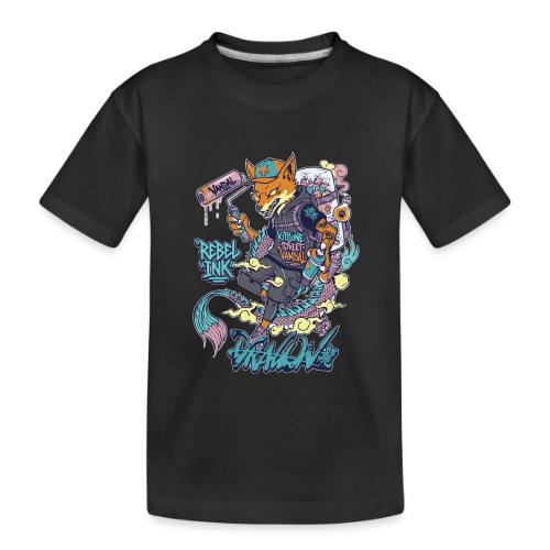 Kitsune Street Rebel - Toddler Premium Organic T-Shirt
