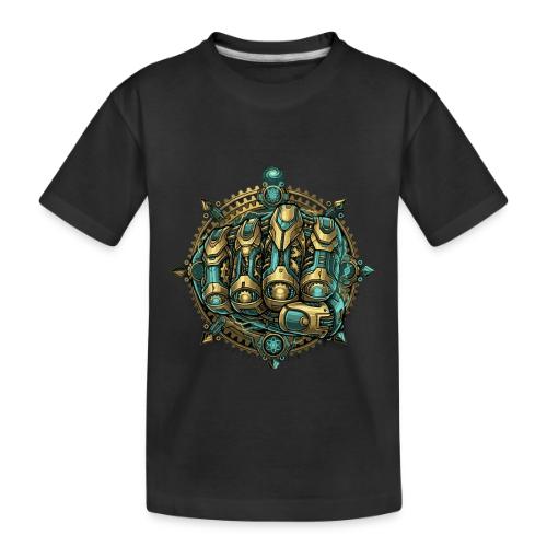Cyberpunk Power Robot Hand - Toddler Premium Organic T-Shirt