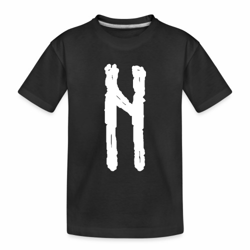Elder Futhark Rune Hagalaz - Letter H - Toddler Premium Organic T-Shirt