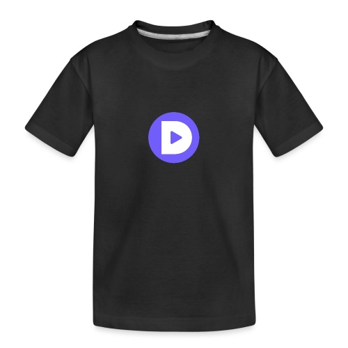Round DLive Logo - Toddler Premium Organic T-Shirt