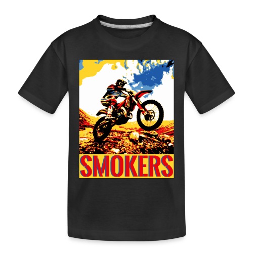 Two Stroke Smokers Dirt Bike - Toddler Premium Organic T-Shirt