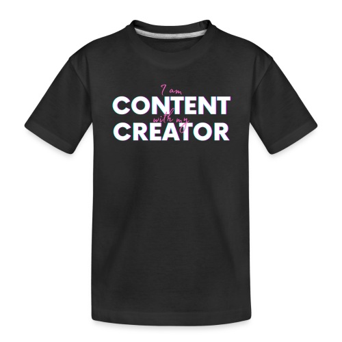 Christian Content Creator - Toddler Premium Organic T-Shirt