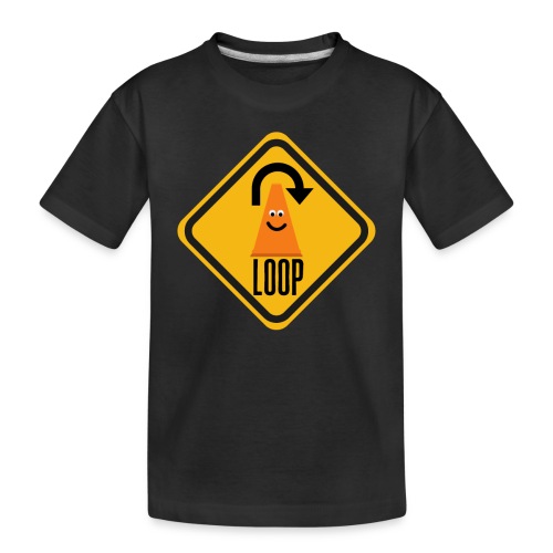 Coney’s Loop Sign - Toddler Premium Organic T-Shirt