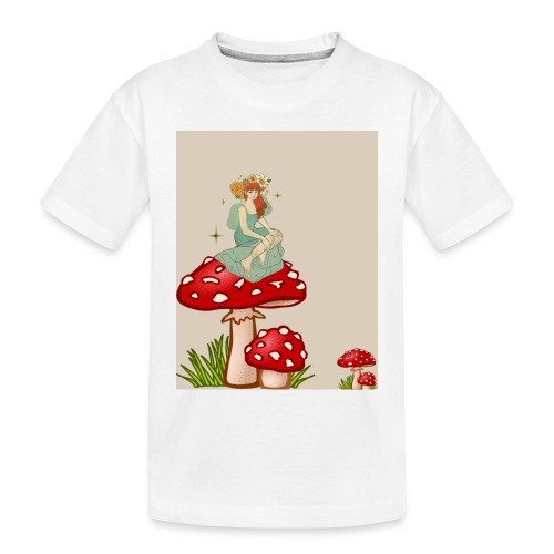 Fairy Amongst The Shrooms - Toddler Premium Organic T-Shirt