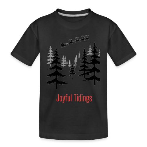 Joyful Tidings Christmas T-Shirt - Toddler Premium Organic T-Shirt