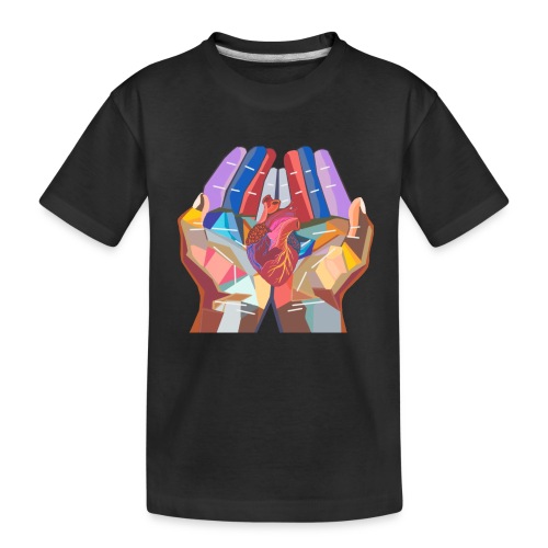 Heart in hand - Toddler Premium Organic T-Shirt