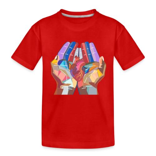Heart in hand - Toddler Premium Organic T-Shirt