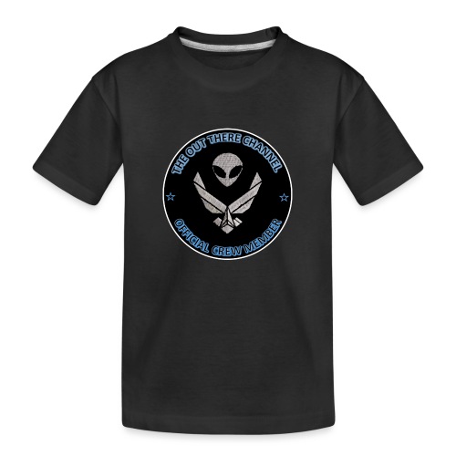 BlackOpsTransBigger1 Front with Mr Grey Back Logo - Toddler Premium Organic T-Shirt